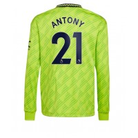 Manchester United Antony #21 Tredjetrøje 2022-23 Langærmet